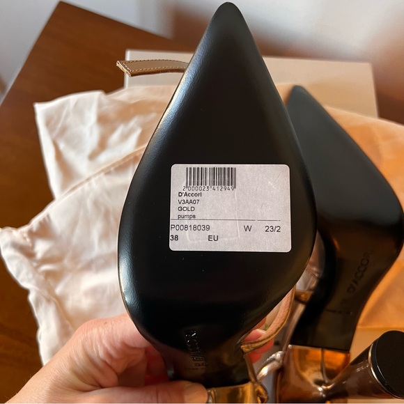 D'ACCORI Arya 100mm patent-leather pumps - Picture 7 of 9